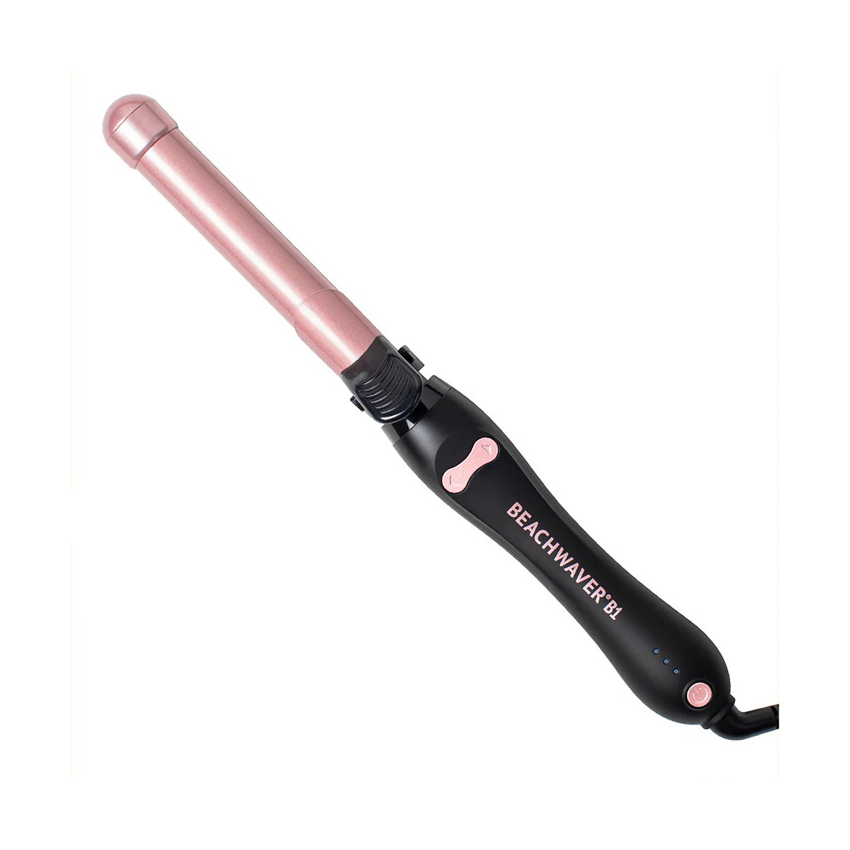 Beachwaver B1 Midnight Rose Rotating Curling Iron on white background