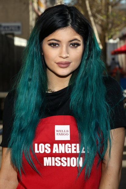 Kylie Jenner's beauty evolution in 2014.