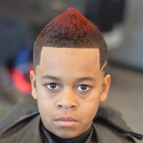 Fade with Line Up and Frohawk