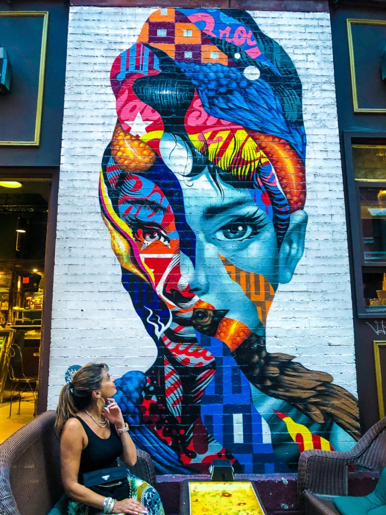 Audrey Hepburn Mural Instagram Spot