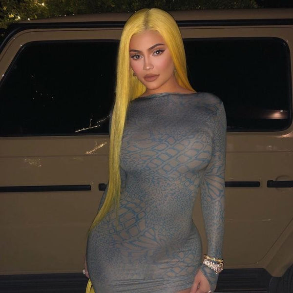 Kylie Jenner Hairstyles: Yellow Light