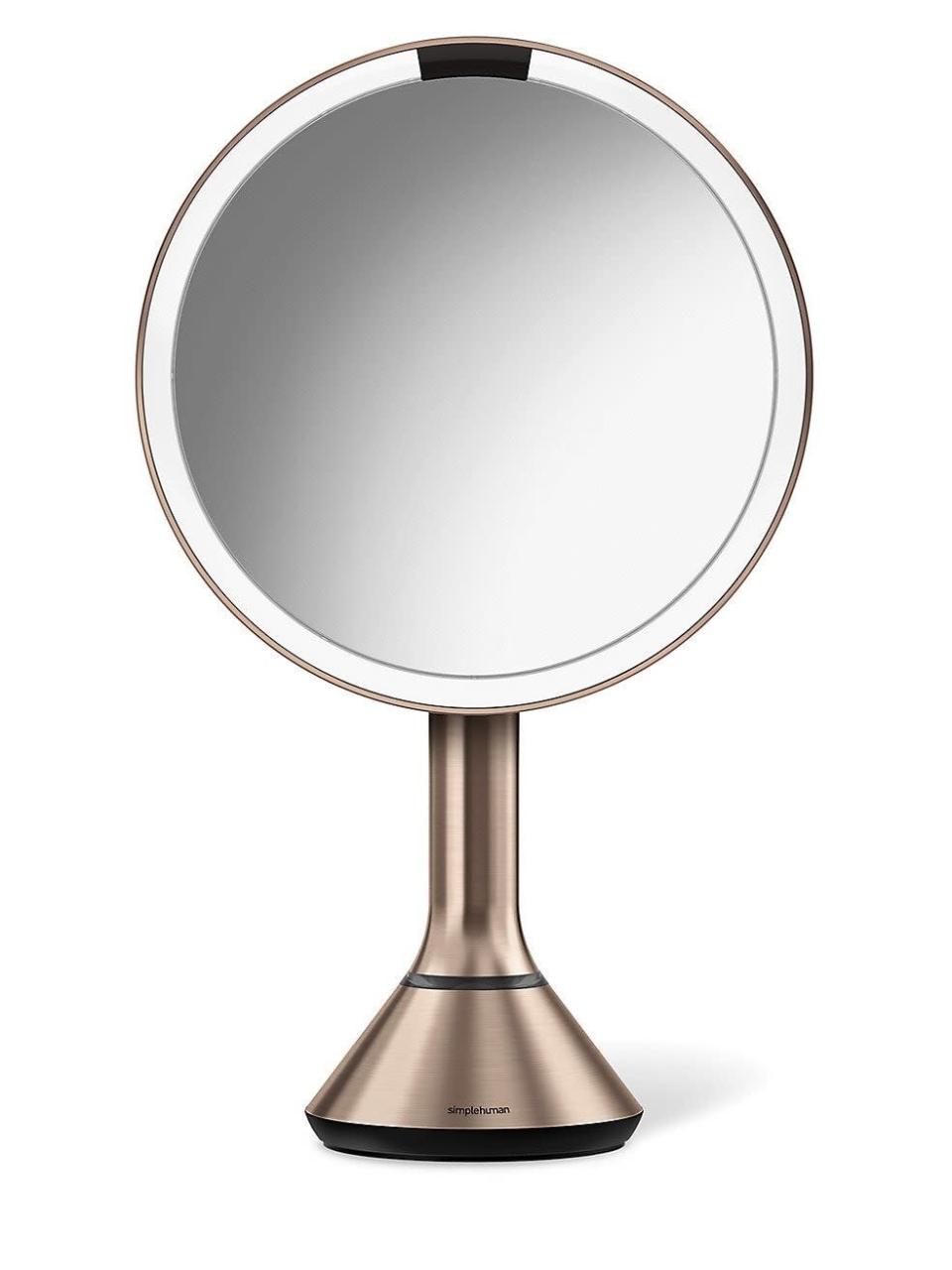 <h2>Simplehuman 8" Sensor Makeup Mirror</h2><br>While not a skin-care savior <em>per se</em>, this innovative smart mirror is a must-have for any beauty-lover — whether you're masking or carefully extracting your pores, it's an upgrade in every sense. (Pair it with your phone using Bluetooth to listen to your favorite playlist while pampering yourself.)<br><br><em>Shop <strong><a href="https://fave.co/3AIOq4W" rel="nofollow noopener" target="_blank" data-ylk="slk:Simplehuman" class="link ">Simplehuman</a></strong></em><br><br><strong>simplehuman</strong> 8" Sensor Makeup Mirror, $, available at <a href="https://go.skimresources.com/?id=30283X879131&url=https%3A%2F%2Fwww.saksfifthavenue.com%2Fproduct%2Fsimplehuman-8--sensor-makeup-mirror-with-brightness-control-0400099060294.html%3F" rel="nofollow noopener" target="_blank" data-ylk="slk:Saks Fifth Avenue" class="link ">Saks Fifth Avenue</a>