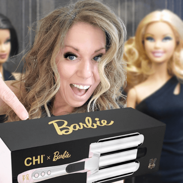 CHI x Barbie Dreamhouse Triple Barrel Deep Waver, Barbies Beauty Bits