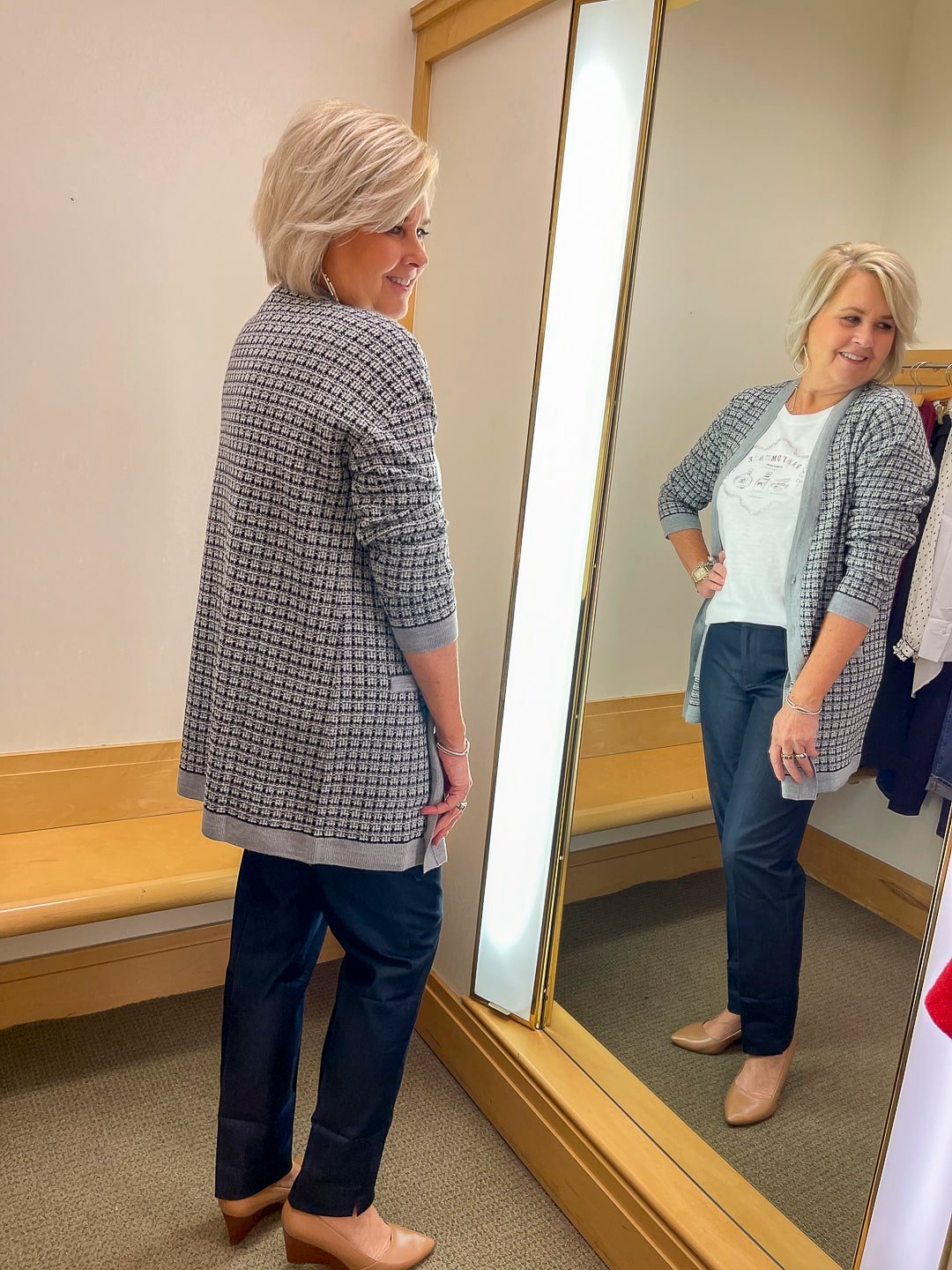 Over 40 Fashion Blogger, Tania Stephens is doing a Try-On Haul for Talbot's Fall Collection August 2022 1