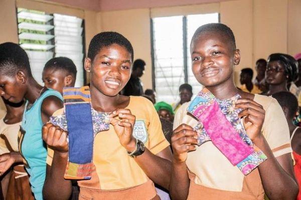 Washable, reusable sanitary pads for adolescent girls