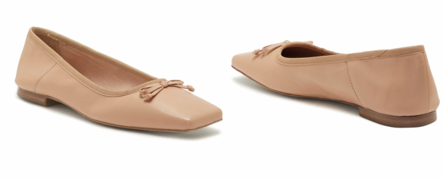 Labor Day Sales on Square toe Ballet Flats
